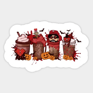 Halloween Coffee movie Sticker